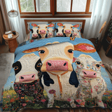 Set di Biancheria da Letto Trapuntata 3 Pezzi Milkmaid's Marvel