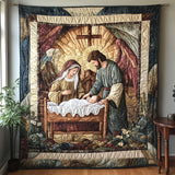 Nascita Miracolosa Quilt Artistico da Parete