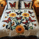 Set di Biancheria da Letto Trapuntata 3 Pezzi Prato della Monarca