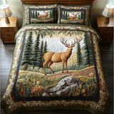 Set di Biancheria da Letto Trapuntata 3 Pezzi Lunare Doe