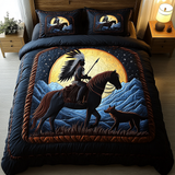 Set di Biancheria da Letto Trapuntata 3 Pezzi Echi Lunari