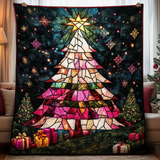 Albero di Natale a Mosaico Coperta Trapuntata