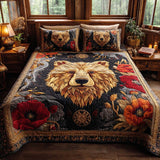 Set di Biancheria da Letto Trapuntata 3 Pezzi Montagna di Fang
