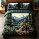 Set di Biancheria da Letto Trapuntata 3 Pezzi Giro della Montagna