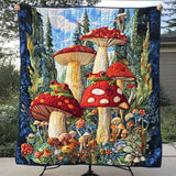 Rane del Prato dei Funghi Coperta Trapuntata