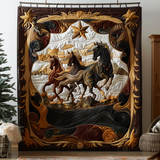 Maestà del Mustang Coperta Trapuntata
