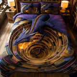 Set di Biancheria da Letto Trapuntata 3 Pezzi Mistico Descent