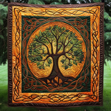 Albero della Vita Mistico Coperta Trapuntata