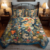 Set di Biancheria da Letto Trapuntata 3 Pezzi Cavalluccio Marino Mistico