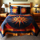 Set di Biancheria da Letto Trapuntata 3 Pezzi Sole Nativo