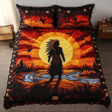 Set di Biancheria da Letto Trapuntata 3 Pezzi Anima Nativa