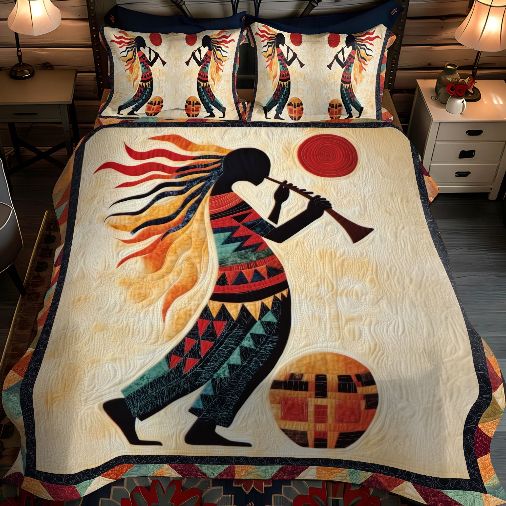 Set di Biancheria da Letto Trapuntata 3 Pezzi Venti Nativi