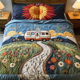 Set di Biancheria da Letto Trapuntata 3 Pezzi Fuga della Natura