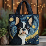 Sguardo Notturno Borsa Tote Trapuntata