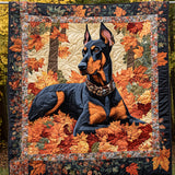 Nobili Sogni di Doberman Coperta Trapuntata