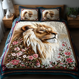 Set di Biancheria da Letto Trapuntata 3 Pezzi Leone Nobile