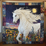 Cavallo Notturno Quilt Artistico da Parete