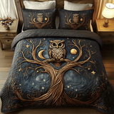 Set di Biancheria da Letto Trapuntata 3 Pezzi Grazia Notturna