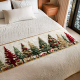 Albero di Natale Runner da Letto Trapuntato