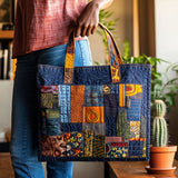 Anima Nomade Borsa Tote Trapuntata