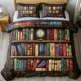 Set di Biancheria da Letto Trapuntata 3 Pezzi Giardino del Romanzo