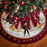Sogni dello Schiaccianoci Copri Base per Albero di Natale Trapuntato