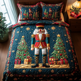 Nutcracker Wonderland 3-Piece Quilted Bedding Set NCU0DV1753