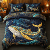 Set di Biancheria da Letto Trapuntata 3 Pezzi Gigante dell'Oceano