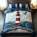 Set di Biancheria da Letto Trapuntata 3 Pezzi Oceano di Guide