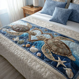 Cuori dell'Oceano Runner da Letto Trapuntato