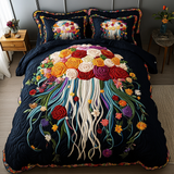 Set di Biancheria da Letto Trapuntata 3 Pezzi Luci dell'Oceano