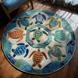 Mosaico dell'Oceano Tappeto Rotondo
