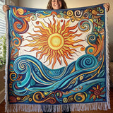 Danza del Sole sull'Oceano Coperta da Divano