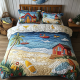 Set di Biancheria da Letto Trapuntata 3 Pezzi Vista dell'Oceano