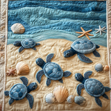 Onde dell'Oceano Coperta Trapuntata