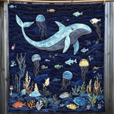 Balena dell'Oceano Coperta Trapuntata