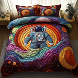 Set di Biancheria da Letto Trapuntata 3 Pezzi Avventure di Orbit