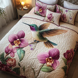 Set di Biancheria da Letto Trapuntata 3 Pezzi Serenata di Orchid