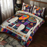 Set di Biancheria da Letto Trapuntata 3 Pezzi Elefante di Ornate