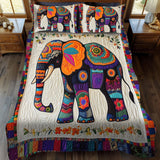 Set di Biancheria da Letto Trapuntata 3 Pezzi Elefante di Ornate