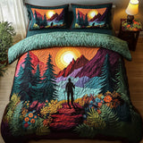 Set di Biancheria da Letto Trapuntata 3 Pezzi Odissea di Outdoor