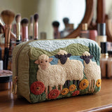 Pecore al Pascolo Beauty Case Trapuntato