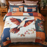 Set di Biancheria da Letto Trapuntata 3 Pezzi Cielo del Patchwork