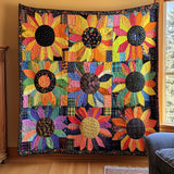 Sole Patchwork Coperta Trapuntata