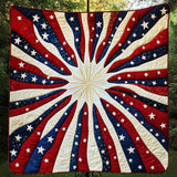 Esplosione Patriottica Coperta Trapuntata
