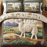 Set di Biancheria da Letto Trapuntata 3 Pezzi Pacifico Alpaca