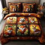 Set di Biancheria da Letto Trapuntata 3 Pezzi Prato Pacifico della Foresta