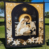 Presepe di Pace Coperta Trapuntata