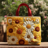 Girasole Sereno Borsa Tote Trapuntata