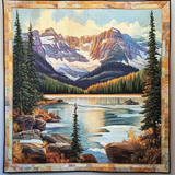Panorama di Pace Quilt Artistico da Parete
